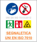 SEGNALETICA UNI EN ISO 7010